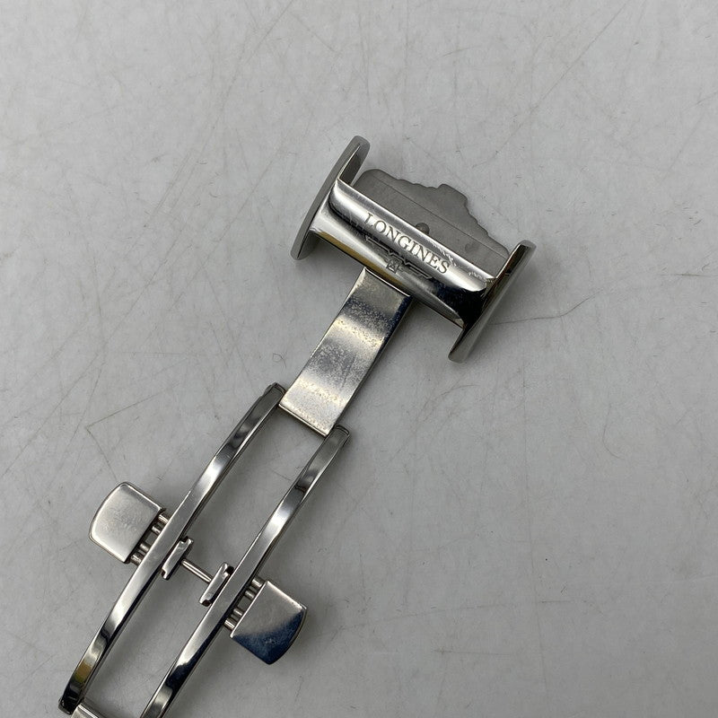 【中古品】【メンズ/レディース】 LONGINES ロンジン L2.820.4.56.2 RECORD AUTOMATIC DATE WATCH レコード オートマチック デイト ウォッチ 腕時計 195-260520-cs-14-izu カラー：ブラック×シルバー 万代Net店