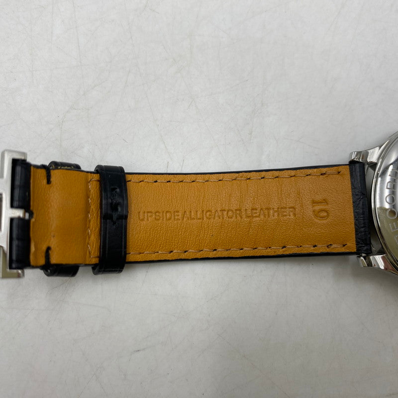 【中古品】【メンズ/レディース】 LONGINES ロンジン L2.820.4.56.2 RECORD AUTOMATIC DATE WATCH レコード オートマチック デイト ウォッチ 腕時計 195-260520-cs-14-izu カラー：ブラック×シルバー 万代Net店