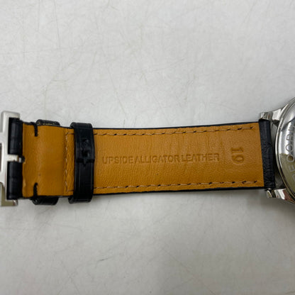 【中古品】【メンズ/レディース】 LONGINES ロンジン L2.820.4.56.2 RECORD AUTOMATIC DATE WATCH レコード オートマチック デイト ウォッチ 腕時計 195-260520-cs-14-izu カラー：ブラック×シルバー 万代Net店