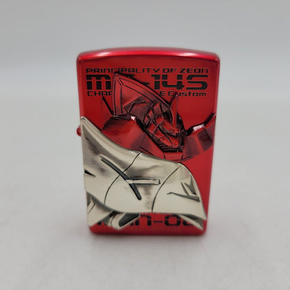 【中古品】【メンズ/レディース】 ZIPPO ジッポ MOBILE SUIT GUNDAM ONE YEAR WAR VERSION 3 OIL LIGHTER 機動戦士ガンダム シャア専用ゲルググ オイルライター 喫煙具 206-260522-as-02-izu カラー：レッド 万代Net店