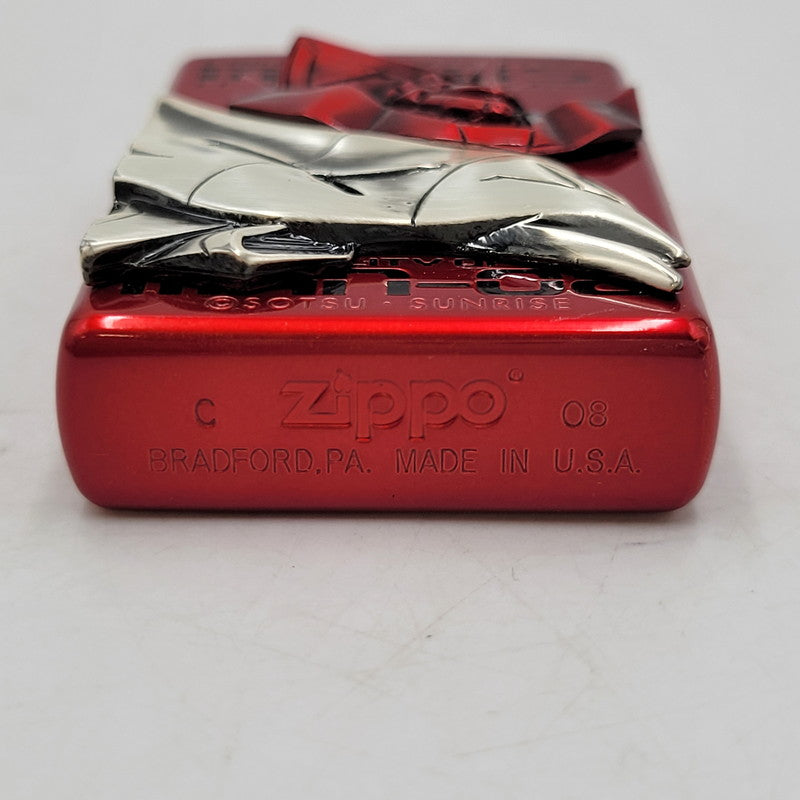 【中古品】【メンズ/レディース】 ZIPPO ジッポ MOBILE SUIT GUNDAM ONE YEAR WAR VERSION 3 OIL LIGHTER 機動戦士ガンダム シャア専用ゲルググ オイルライター 喫煙具 206-260522-as-02-izu カラー：レッド 万代Net店