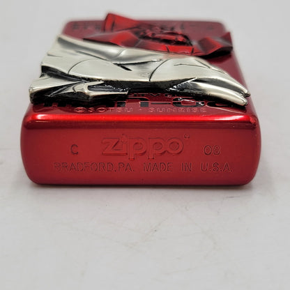 【中古品】【メンズ/レディース】 ZIPPO ジッポ MOBILE SUIT GUNDAM ONE YEAR WAR VERSION 3 OIL LIGHTER 機動戦士ガンダム シャア専用ゲルググ オイルライター 喫煙具 206-260522-as-02-izu カラー：レッド 万代Net店