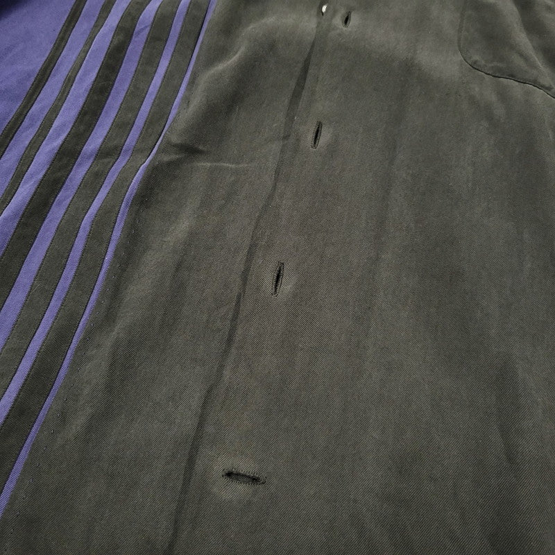 【中古品】【メンズ】 NAT NAST ナットナスト SILK OPEN COLLAR SHIRT シルク オープンカラーシャツ 半袖 トップス 146-260525-as-11-izu サイズ：XXL カラー：ブラック 万代Net店