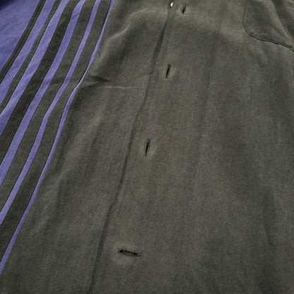 【中古品】【メンズ】 NAT NAST ナットナスト SILK OPEN COLLAR SHIRT シルク オープンカラーシャツ 半袖 トップス 146-260525-as-11-izu サイズ：XXL カラー：ブラック 万代Net店