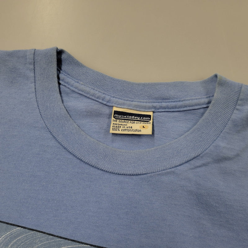 【中古品】【メンズ】 MUSICTODAY.COM DAVE MATTHEWS BAND TEE デイヴマシューズ Tシャツ 半袖 USA製 146-260525-as-08-izu サイズ：L カラー：ブルー 万代Net店