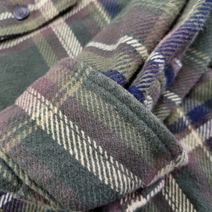 【中古品】【メンズ】 ORVIS オービス HEAVY CHECK SHIRT ヘビー チェックシャツ 長袖 146-260610-as-12-izu サイズ：M カラー：グリーン系 万代Net店