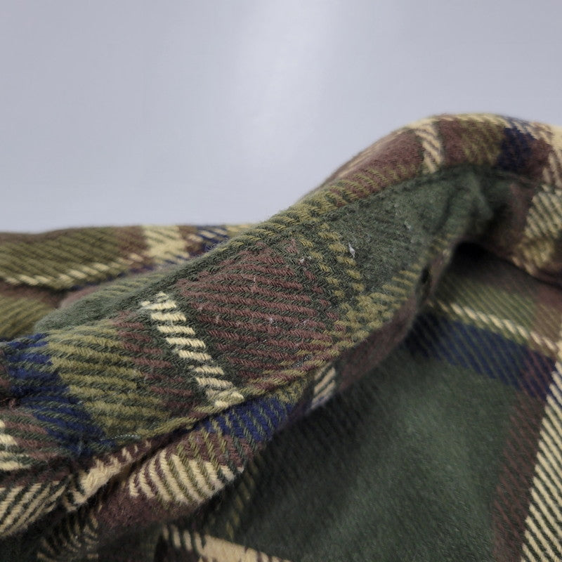【中古品】【メンズ】 ORVIS オービス HEAVY CHECK SHIRT ヘビー チェックシャツ 長袖 146-260610-as-12-izu サイズ：M カラー：グリーン系 万代Net店