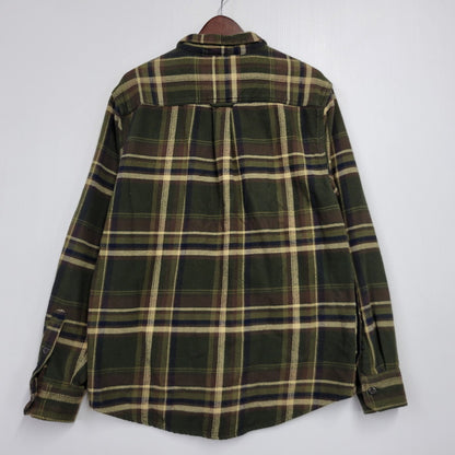 【中古品】【メンズ】 ORVIS オービス HEAVY CHECK SHIRT ヘビー チェックシャツ 長袖 146-260610-as-12-izu サイズ：M カラー：グリーン系 万代Net店