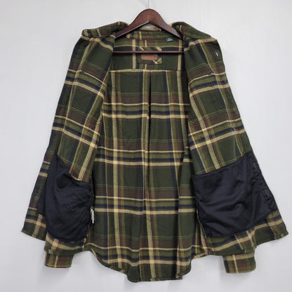 【中古品】【メンズ】 ORVIS オービス HEAVY CHECK SHIRT ヘビー チェックシャツ 長袖 146-260610-as-12-izu サイズ：M カラー：グリーン系 万代Net店