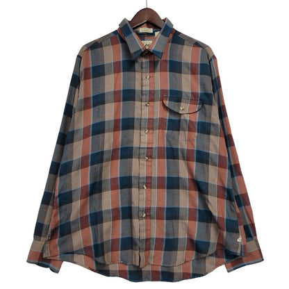 【中古品】【メンズ】 Lee リー MADRAS CHECK LS SHIRT マドラスチェック ロングスリーブ シャツ 長袖 146-260610-as-13-izu サイズ：XL カラー：マルチカラー 万代Net店