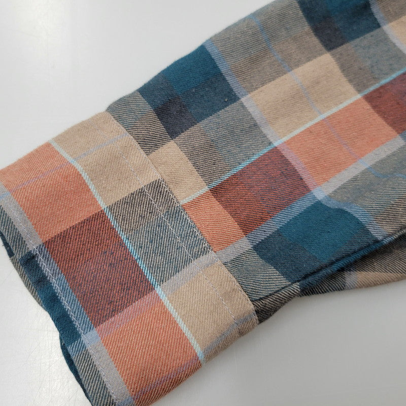【中古品】【メンズ】 Lee リー MADRAS CHECK LS SHIRT マドラスチェック ロングスリーブ シャツ 長袖 146-260610-as-13-izu サイズ：XL カラー：マルチカラー 万代Net店