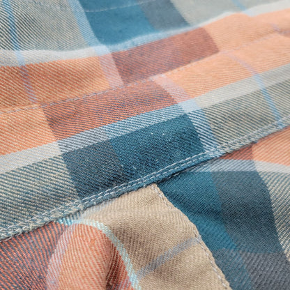 【中古品】【メンズ】 Lee リー MADRAS CHECK LS SHIRT マドラスチェック ロングスリーブ シャツ 長袖 146-260610-as-13-izu サイズ：XL カラー：マルチカラー 万代Net店
