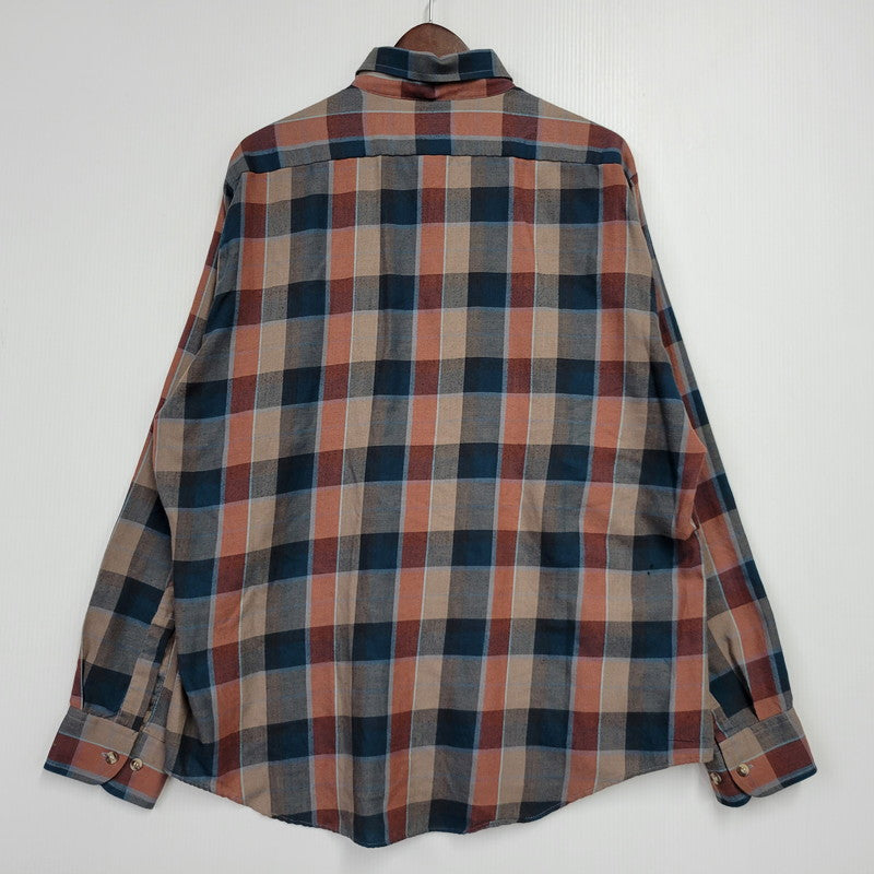 【中古品】【メンズ】 Lee リー MADRAS CHECK LS SHIRT マドラスチェック ロングスリーブ シャツ 長袖 146-260610-as-13-izu サイズ：XL カラー：マルチカラー 万代Net店