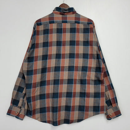 【中古品】【メンズ】 Lee リー MADRAS CHECK LS SHIRT マドラスチェック ロングスリーブ シャツ 長袖 146-260610-as-13-izu サイズ：XL カラー：マルチカラー 万代Net店