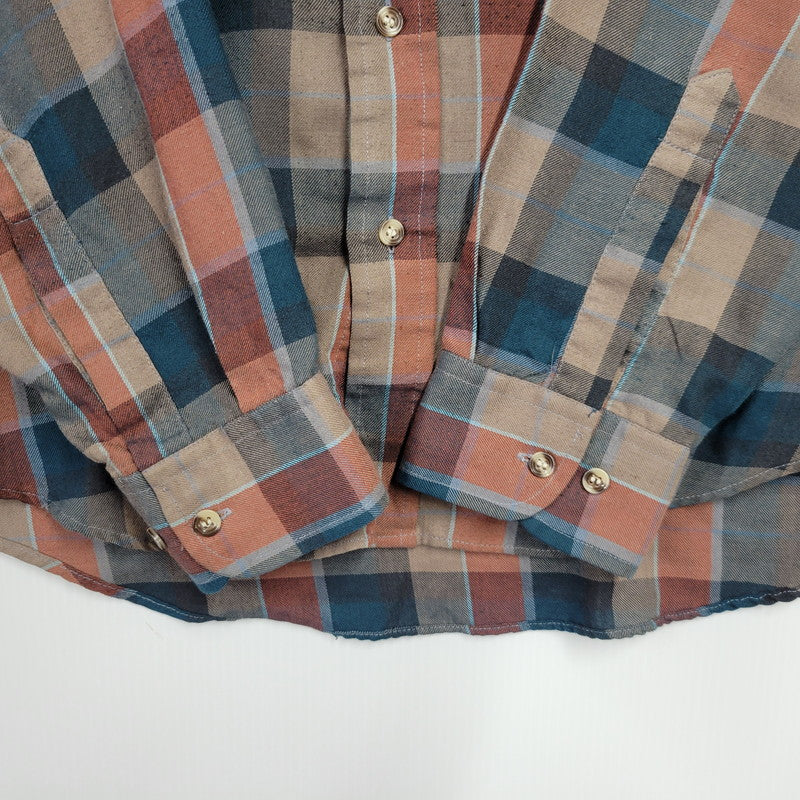 【中古品】【メンズ】 Lee リー MADRAS CHECK LS SHIRT マドラスチェック ロングスリーブ シャツ 長袖 146-260610-as-13-izu サイズ：XL カラー：マルチカラー 万代Net店