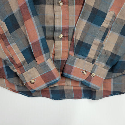 【中古品】【メンズ】 Lee リー MADRAS CHECK LS SHIRT マドラスチェック ロングスリーブ シャツ 長袖 146-260610-as-13-izu サイズ：XL カラー：マルチカラー 万代Net店