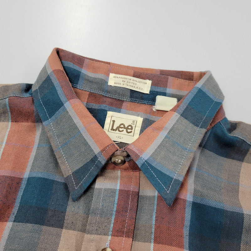 【中古品】【メンズ】 Lee リー MADRAS CHECK LS SHIRT マドラスチェック ロングスリーブ シャツ 長袖 146-260610-as-13-izu サイズ：XL カラー：マルチカラー 万代Net店