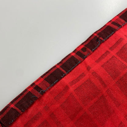 【中古品】【メンズ】 FIELDMASTER フィールドマスター CHECK SHIRT チェックシャツ USA製 長袖 146-260610-as-01-izu サイズ：XL カラー：レッド 万代Net店