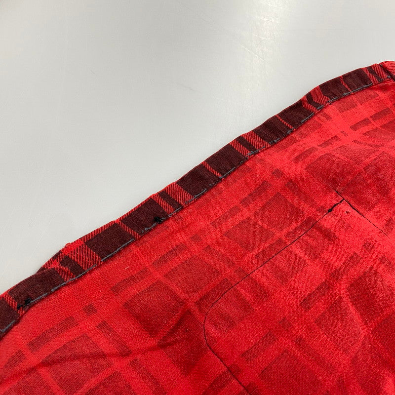 【中古品】【メンズ】 FIELDMASTER フィールドマスター CHECK SHIRT チェックシャツ USA製 長袖 146-260610-as-01-izu サイズ：XL カラー：レッド 万代Net店