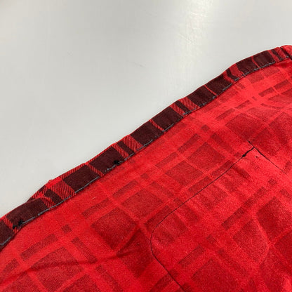 【中古品】【メンズ】 FIELDMASTER フィールドマスター CHECK SHIRT チェックシャツ USA製 長袖 146-260610-as-01-izu サイズ：XL カラー：レッド 万代Net店