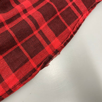 【中古品】【メンズ】 FIELDMASTER フィールドマスター CHECK SHIRT チェックシャツ USA製 長袖 146-260610-as-01-izu サイズ：XL カラー：レッド 万代Net店