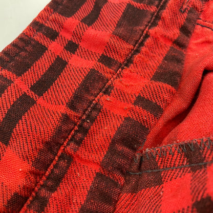 【中古品】【メンズ】 FIELDMASTER フィールドマスター CHECK SHIRT チェックシャツ USA製 長袖 146-260610-as-01-izu サイズ：XL カラー：レッド 万代Net店