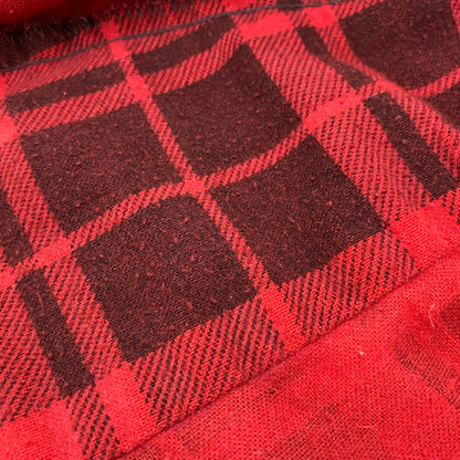 【中古品】【メンズ】 FIELDMASTER フィールドマスター CHECK SHIRT チェックシャツ USA製 長袖 146-260610-as-01-izu サイズ：XL カラー：レッド 万代Net店