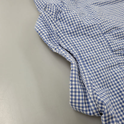 【現状渡し品】【メンズ】 Polo by Ralph Lauren ポロバイラルフローレン CLASSIC FIT GINGHAM CHECK LS BD SHIRT ギンガムチェック ボタンダウン シャツ 長袖 146-260610-as-11-izu サイズ：2XB カラー：ブルー×ホワイト 万代Net店