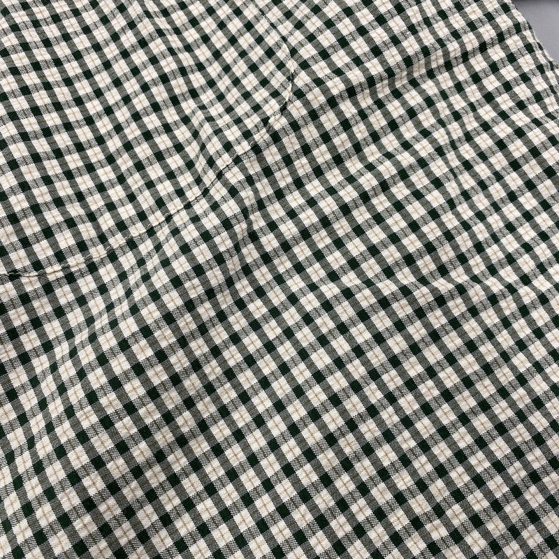 【中古品】【メンズ】 OLD GAP オールドギャップ CHECK SS BD SHIRT チェック ショートスリーブ ボタンダウン シャツ 半袖 146-260610-as-02-izu サイズ：M カラー：グリーン系 万代Net店