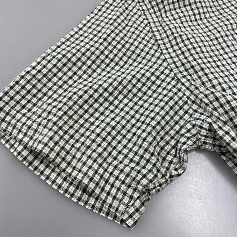 【中古品】【メンズ】 OLD GAP オールドギャップ CHECK SS BD SHIRT チェック ショートスリーブ ボタンダウン シャツ 半袖 146-260610-as-02-izu サイズ：M カラー：グリーン系 万代Net店
