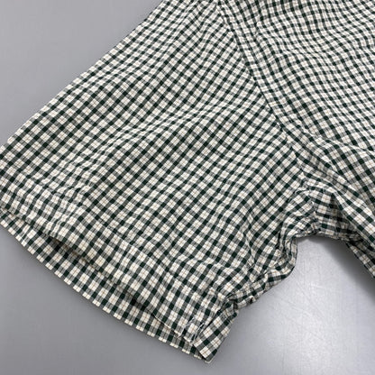 【中古品】【メンズ】 OLD GAP オールドギャップ CHECK SS BD SHIRT チェック ショートスリーブ ボタンダウン シャツ 半袖 146-260610-as-02-izu サイズ：M カラー：グリーン系 万代Net店