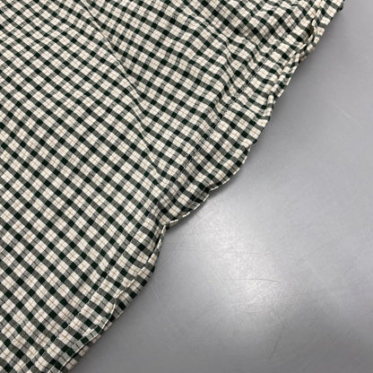 【中古品】【メンズ】 OLD GAP オールドギャップ CHECK SS BD SHIRT チェック ショートスリーブ ボタンダウン シャツ 半袖 146-260610-as-02-izu サイズ：M カラー：グリーン系 万代Net店