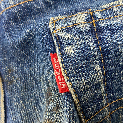 【中古品】【メンズ】 LEVI'S リーバイス 502XX BIG E ビッグイ― 刻印J22 日本製 90年製 135周年記念 90’S DENIM PANTS デニム パンツ ボトムス ズボン 157-260527-cs-05-izu サイズ：W30 L33 カラー：インディゴ 万代Net店