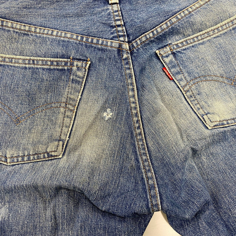 【中古品】【メンズ】 LEVI'S リーバイス 701XX BIG E ビッグイー 刻印J22 日本製 91年製 135周年記念 90’S DENIM PANTS デニム パンツ ボトムス ズボン 157-260527-cs-06-izu サイズ：W31 L33 カラー：インディゴ 万代Net店