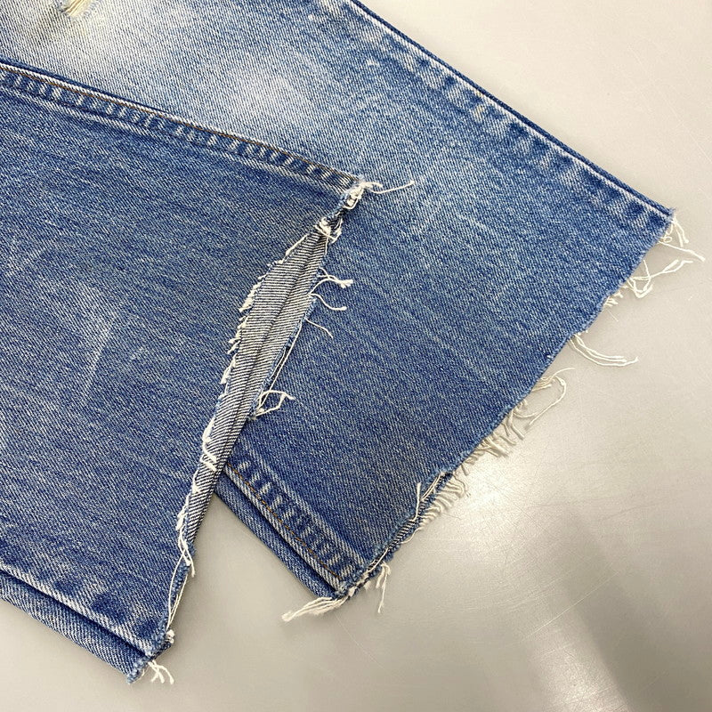 【現状渡し品】【メンズ】 LEVI'S リーバイス 刻印542 USA製 収縮率3％ オレンジタブ YKKジップ ZIPPER FLY FLARE DENIM PANTS ジッパー フライ フレア デニム パンツ ボトムス 157-260519-kh-15-izu カラー：インディゴ 万代Net店