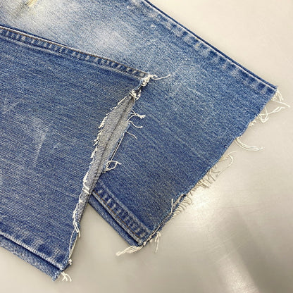 【現状渡し品】【メンズ】 LEVI'S リーバイス 刻印542 USA製 収縮率3％ オレンジタブ YKKジップ ZIPPER FLY FLARE DENIM PANTS ジッパー フライ フレア デニム パンツ ボトムス 157-260519-kh-15-izu カラー：インディゴ 万代Net店
