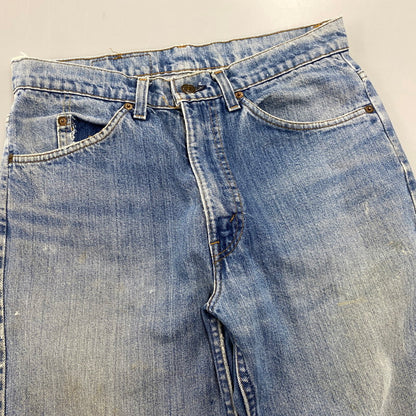 【現状渡し品】【メンズ】 LEVI'S リーバイス 刻印542 USA製 収縮率3％ オレンジタブ YKKジップ ZIPPER FLY FLARE DENIM PANTS ジッパー フライ フレア デニム パンツ ボトムス 157-260519-kh-15-izu カラー：インディゴ 万代Net店