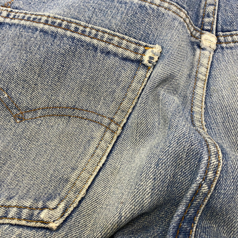 【現状渡し品】【メンズ】 LEVI'S リーバイス 刻印542 USA製 収縮率3％ オレンジタブ YKKジップ ZIPPER FLY FLARE DENIM PANTS ジッパー フライ フレア デニム パンツ ボトムス 157-260519-kh-15-izu カラー：インディゴ 万代Net店