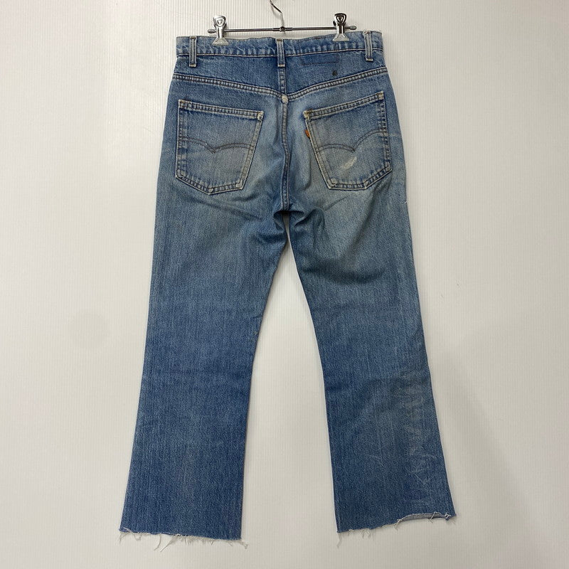 【現状渡し品】【メンズ】 LEVI'S リーバイス 刻印542 USA製 収縮率3％ オレンジタブ YKKジップ ZIPPER FLY FLARE DENIM PANTS ジッパー フライ フレア デニム パンツ ボトムス 157-260519-kh-15-izu カラー：インディゴ 万代Net店