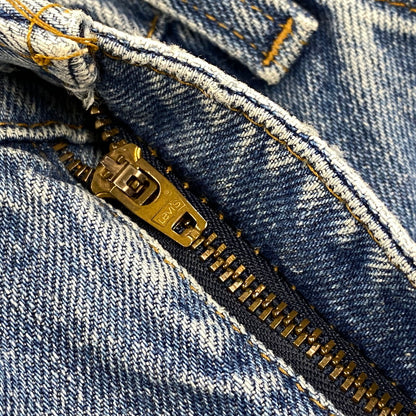 【現状渡し品】【メンズ】 LEVI'S リーバイス 刻印542 USA製 収縮率3％ オレンジタブ YKKジップ ZIPPER FLY FLARE DENIM PANTS ジッパー フライ フレア デニム パンツ ボトムス 157-260519-kh-15-izu カラー：インディゴ 万代Net店