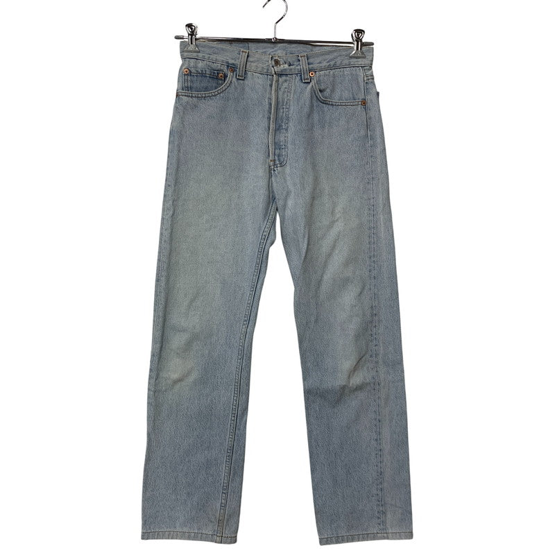 【中古品】【メンズ】 LEVI'S 501 刻印552 USA製 SMALL E 不均等V ナイロンフット DENIM PANTS デニム パンツ ズボン ボトムス 157-260526-ya-15-izu サイズ：下記参照 カラー：ライトインディゴ 万代Net店