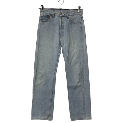 【中古品】【メンズ】 LEVI'S 501 刻印552 USA製 SMALL E 不均等V ナイロンフット DENIM PANTS デニム パンツ ズボン ボトムス 157-260526-ya-15-izu サイズ：下記参照 カラー：ライトインディゴ 万代Net店