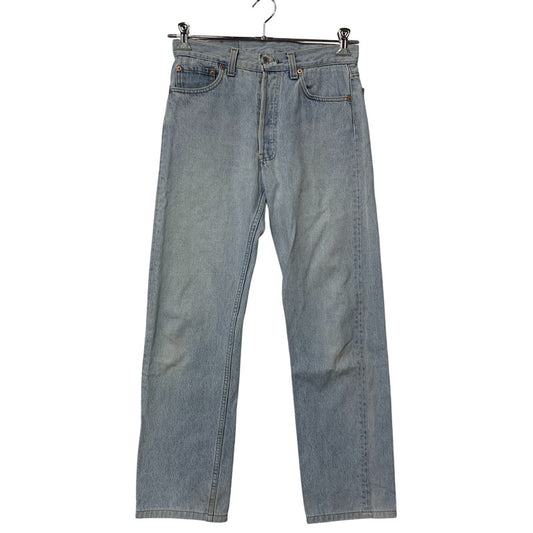 【中古品】【メンズ】 LEVI'S 501 刻印552 USA製 SMALL E 不均等V ナイロンフット DENIM PANTS デニム パンツ ズボン ボトムス 157-260526-ya-15-izu サイズ：下記参照 カラー：ライトインディゴ 万代Net店