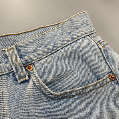【中古品】【メンズ】 LEVI'S 501 刻印552 USA製 SMALL E 不均等V ナイロンフット DENIM PANTS デニム パンツ ズボン ボトムス 157-260526-ya-15-izu サイズ：下記参照 カラー：ライトインディゴ 万代Net店