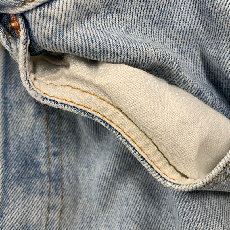 【中古品】【メンズ】 LEVI'S 501 刻印552 USA製 SMALL E 不均等V ナイロンフット DENIM PANTS デニム パンツ ズボン ボトムス 157-260526-ya-15-izu サイズ：下記参照 カラー：ライトインディゴ 万代Net店