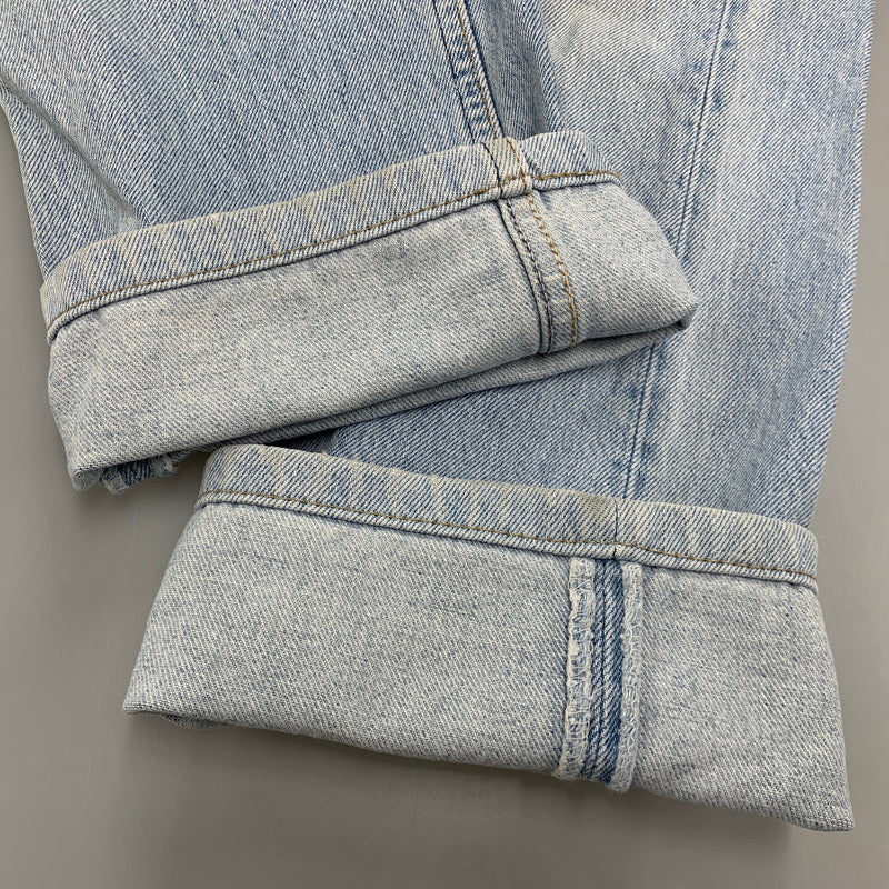 【中古品】【メンズ】 LEVI'S 501 刻印552 USA製 SMALL E 不均等V ナイロンフット DENIM PANTS デニム パンツ ズボン ボトムス 157-260526-ya-15-izu サイズ：下記参照 カラー：ライトインディゴ 万代Net店