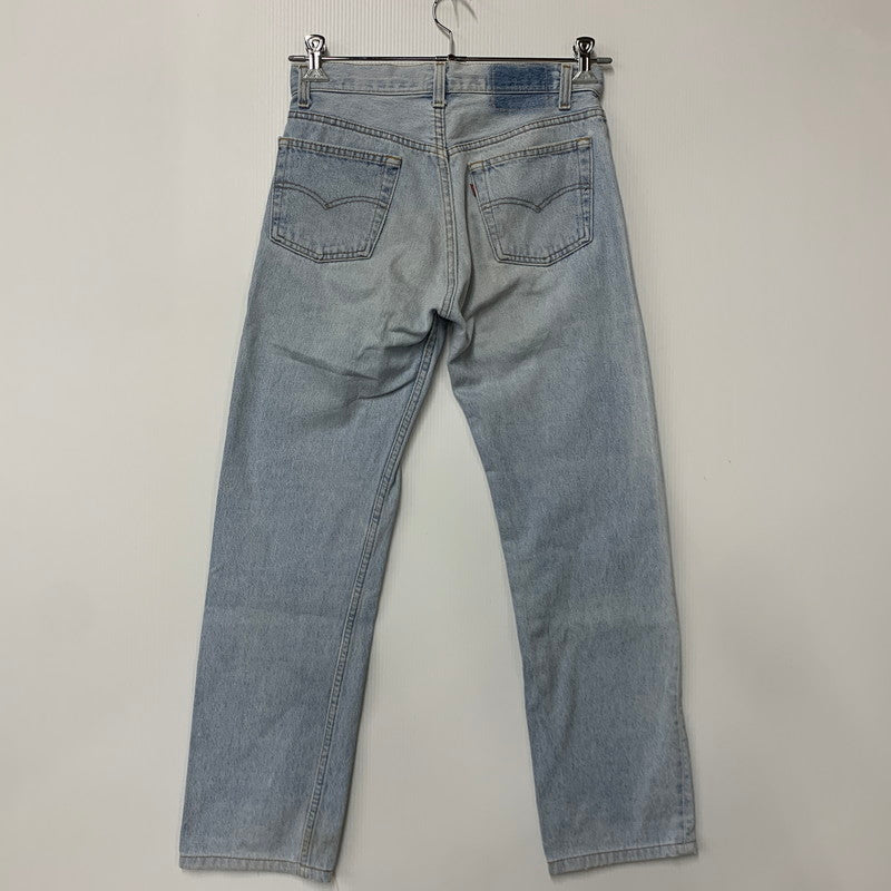 【中古品】【メンズ】 LEVI'S 501 刻印552 USA製 SMALL E 不均等V ナイロンフット DENIM PANTS デニム パンツ ズボン ボトムス 157-260526-ya-15-izu サイズ：下記参照 カラー：ライトインディゴ 万代Net店