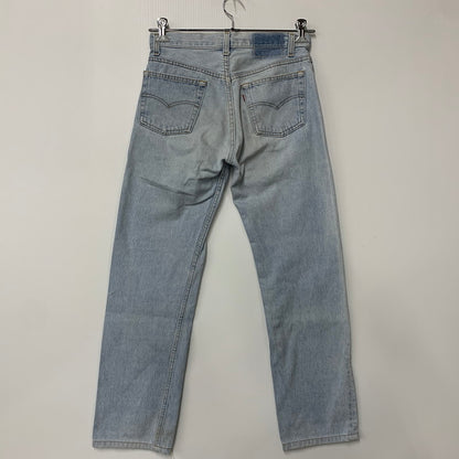 【中古品】【メンズ】 LEVI'S 501 刻印552 USA製 SMALL E 不均等V ナイロンフット DENIM PANTS デニム パンツ ズボン ボトムス 157-260526-ya-15-izu サイズ：下記参照 カラー：ライトインディゴ 万代Net店