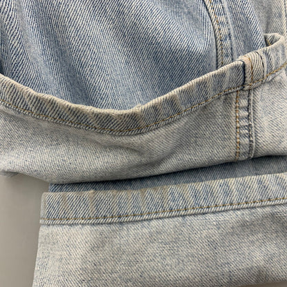 【中古品】【メンズ】 LEVI'S 501 刻印552 USA製 SMALL E 不均等V ナイロンフット DENIM PANTS デニム パンツ ズボン ボトムス 157-260526-ya-15-izu サイズ：下記参照 カラー：ライトインディゴ 万代Net店