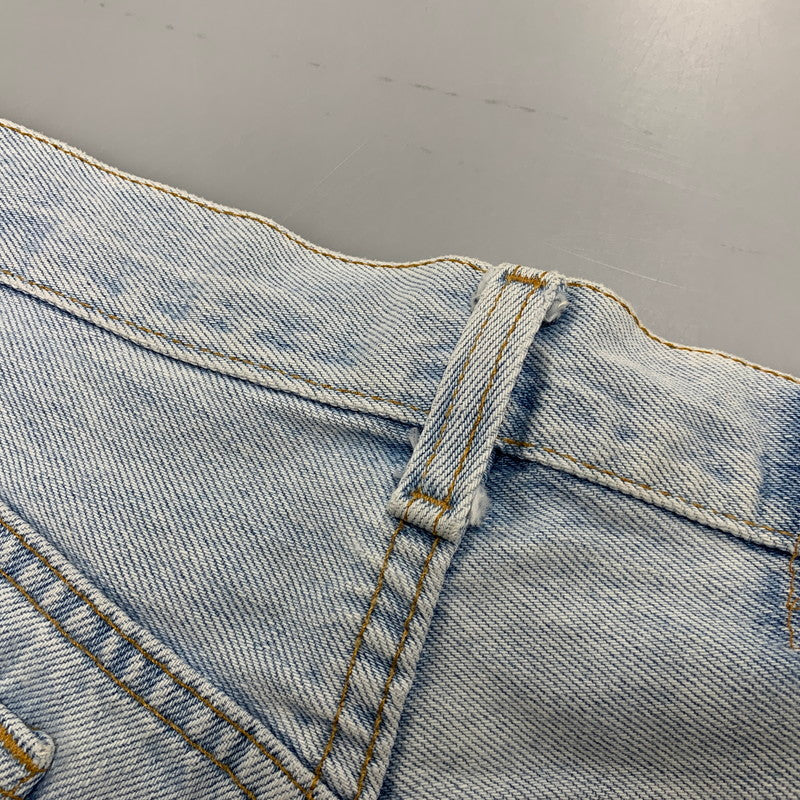 【中古品】【メンズ】 LEVI'S 501 刻印552 USA製 SMALL E 不均等V ナイロンフット DENIM PANTS デニム パンツ ズボン ボトムス 157-260526-ya-15-izu サイズ：下記参照 カラー：ライトインディゴ 万代Net店